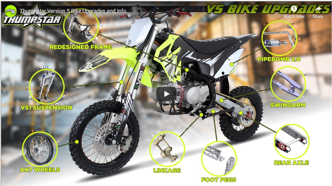 pit bike upgrades